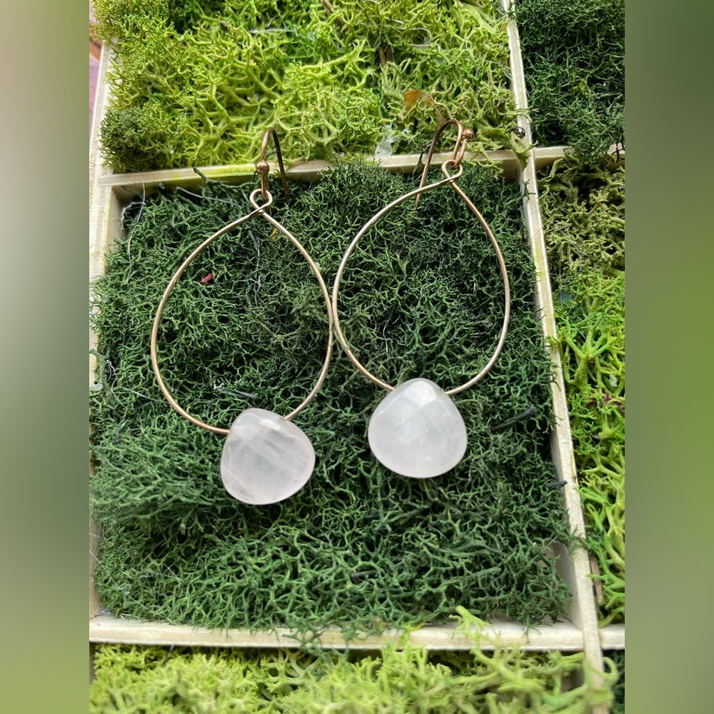 Pink Dangle Earrings